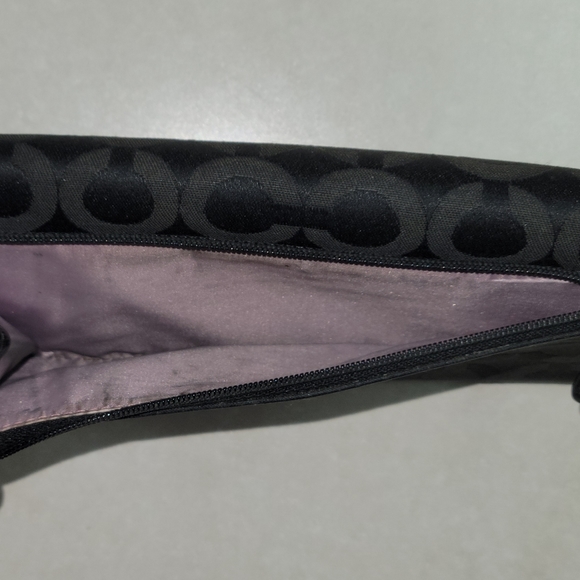 Authentic Coach Long Wallet Black Purple - Classic Design, Well-Maintained - Picture 5 of 13